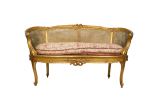 Conjunto de salón, estilo Luis XV, S. XIX. Muebles.