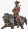 Según modelo de Antoine-Louis Barye (Francia, 1796–1875). Bronces.