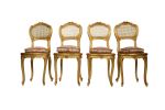 Conjunto de salón, estilo Luis XV, S. XIX. Muebles.