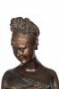 Según modelo de Joseph Chinard, S. XIX. Bronces.
