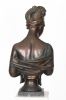 Según modelo de Joseph Chinard, S. XIX. Bronces.