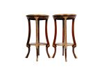 Pareja de peanas estilo Luis XIV. Muebles.