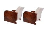 Pareja de butacas estilo Art Decó. Muebles.